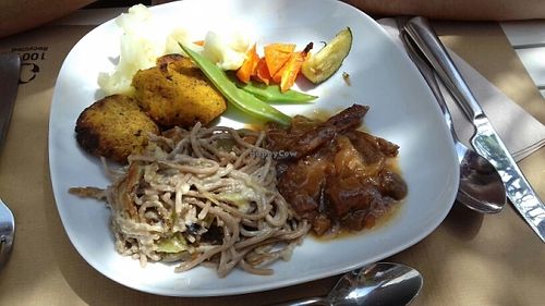 plate from the buffet at Miobio in Valencia