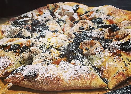 Oreo Pizza - maple syrup - vegan marshmallows - crushed oreo biscuits at Pizza Design Co. in Parramatta