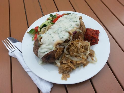 Kumpir with Seitan  at Zum Drehspiess in Osnabruck