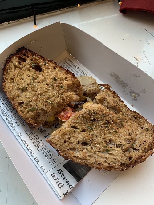 Wild vegan warm and cheezy at Coco's Corner Shop in Amsterdam