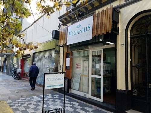 outside  at Veganius in Buenos Aires