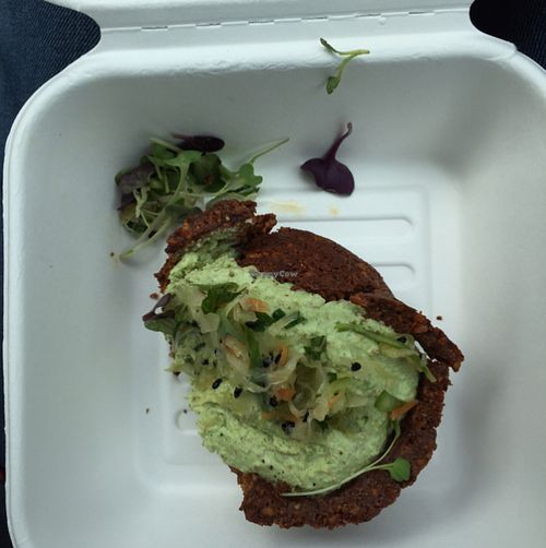 sauerkraut nut tart at Sip Kitchen in Auckland