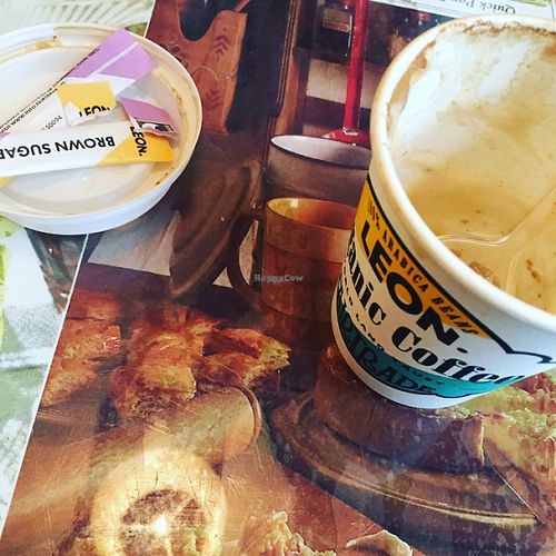 coffee at LEON - Bankside in South East London