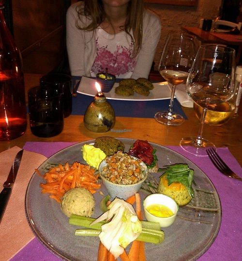 Antipasti at Sbarbacipolla Biosteria in Colle Di Val Delsa