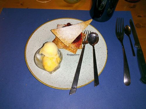 Dessert at Sbarbacipolla Biosteria in Colle Di Val Delsa