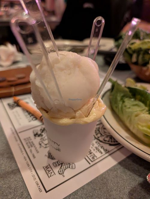 Vegan Sorbet at Superiority Burger in New York City