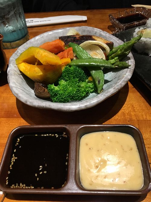 Teppen veggies at Yosaku in Portland