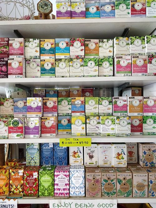 Wide range of teas at That Health Shop - Katong in East Singapore