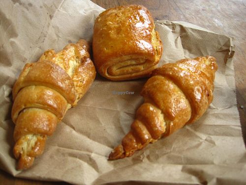 Croissants and chocolatine at L'Artisan in Montreal