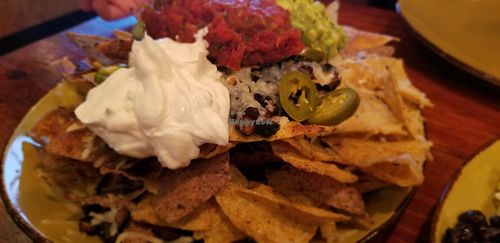 Vegan nachos at Mad Mex in Erie