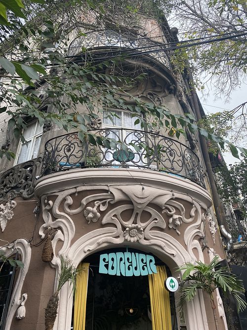 Arriving at Forever ♾ Vegan (Plant Based Sign)  at FOREVER in Mexico City