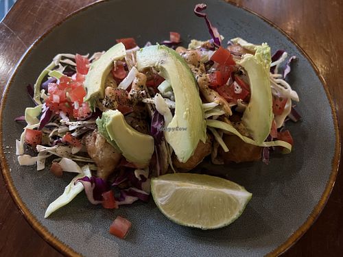 Cauliflower tacos  at FOREVER in Mexico City