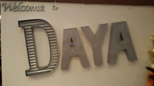 sign at Daya in Winter Park