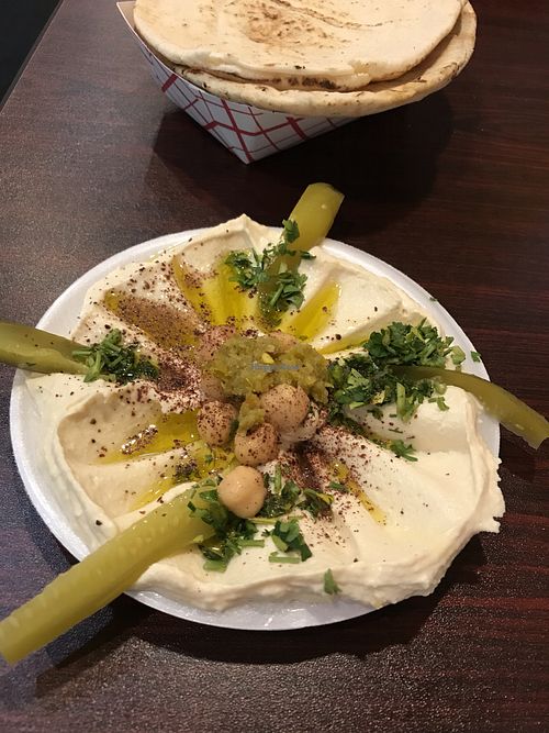 Hummus at Falafel House in Towson