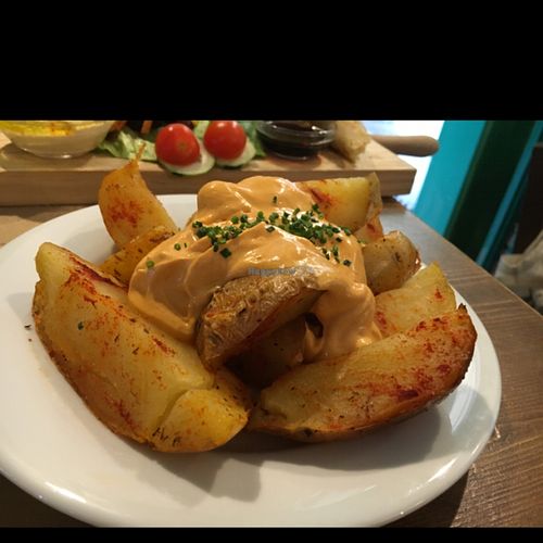 patatas bravas  at Vegetalia - Born in Barcelona