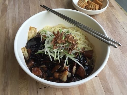 Jajangmyeon. Noodle texture is really nice and springy. at The Boneless Kitchen - 无骨厨房 in Central Singapore