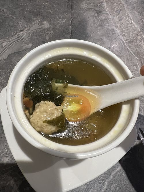 Mushroom ball soup - Bakwan kepeting- itek tim fusion 10/10  at elemen 元素 - Millenia Walk in Central Singapore