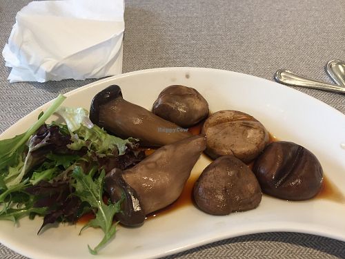 mushroom salad at elemen 元素 - Millenia Walk in Central Singapore