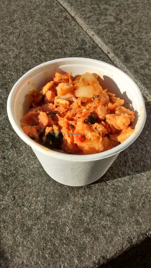 Fried vegetables at Snack Vegan in Toulouse