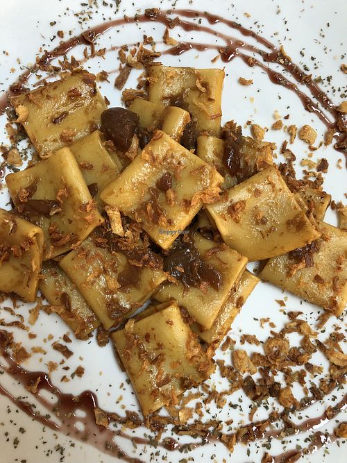 Paccheri pasta with Genovese ragout  at Cavoli Nostri in Naples