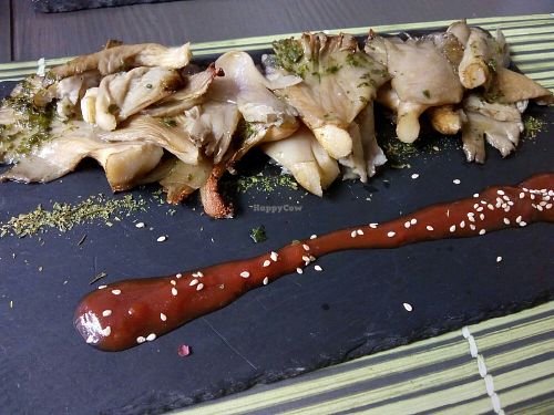 Mushroom dish at Cavoli Nostri in Naples