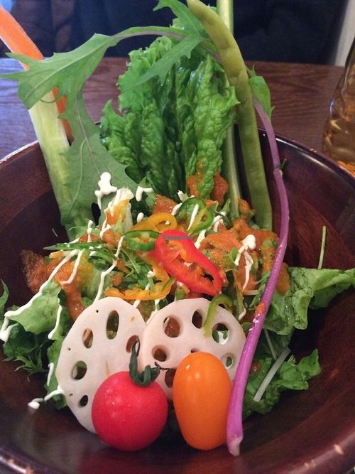 Salad at Los Angeles in Kanazawa in Kanazawa