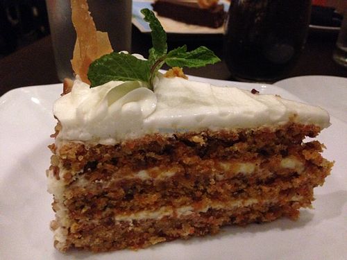 carrot cake  at Herban Fix Vegan Kitchen in Atlanta