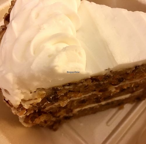 carrot cake (in to go box) at Herban Fix Vegan Kitchen in Atlanta