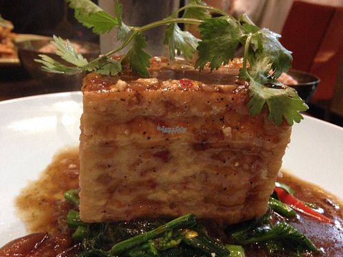 stuffed tofu  at Herban Fix Vegan Kitchen in Atlanta