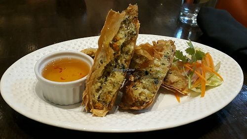 Spring Rolls at Herban Fix Vegan Kitchen in Atlanta