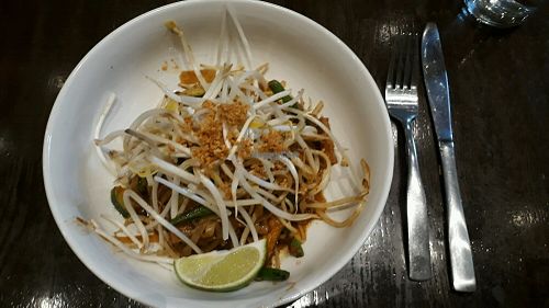 Phad Thai at Herban Fix Vegan Kitchen in Atlanta