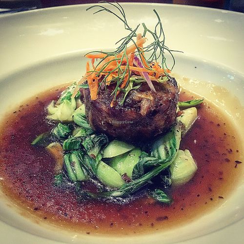 Pom Pom mushroom steak at Herban Fix Vegan Kitchen in Atlanta