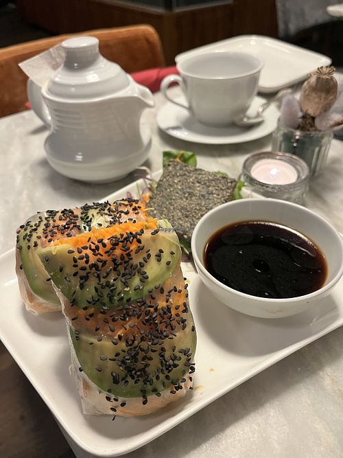 Spring roll   at Botanica Lab in Bologna