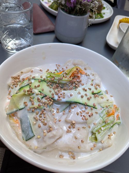 Mezzelune  at Botanica Lab in Bologna