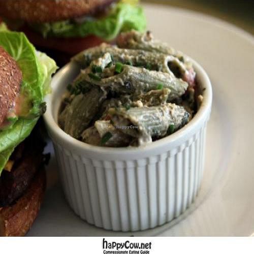 Pasta salad - photo by MR MEANER at Mary's Secret Garden in Ventura