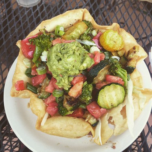 Vegan Taco Bowl at Nedra's Too in Kanab