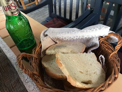 bread at Hotel Sighisoara in Sighisoara