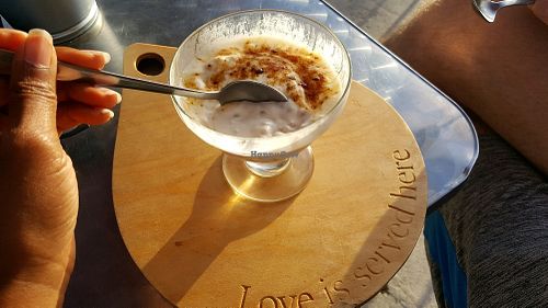 Vegan Tapioca - SO GOOD!! at The Red Dot Vegetarian Kitchen in Frazier Park