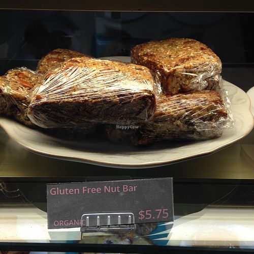 Gluten-free nut bar at Heaven on Earth Cafe in Vancouver