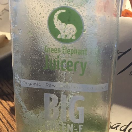 Big Green-E at Green Elephant Juicery in Avon