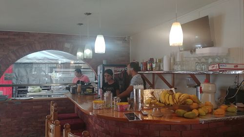 Kitchen at Cafe Rimon in Cozumel
