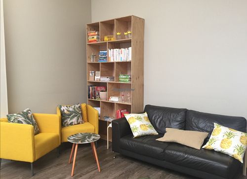 comfy seating at 2Be Nourished in Grafton