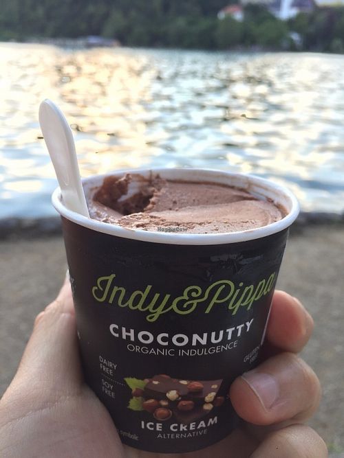 Tiny ice cream at Public Bar & Vegan Kitchen in Bled