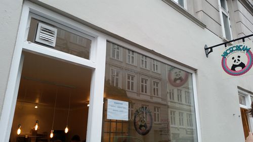 ourside at Nicecream - Elmegade in Copenhagen