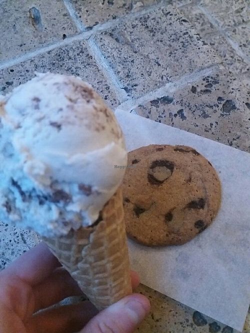 ice cream coconut at Nicecream - Elmegade in Copenhagen