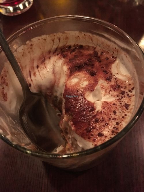 A very fluffy tiramisù as it should be  at Blossom Restaurant Chelsea in New York City