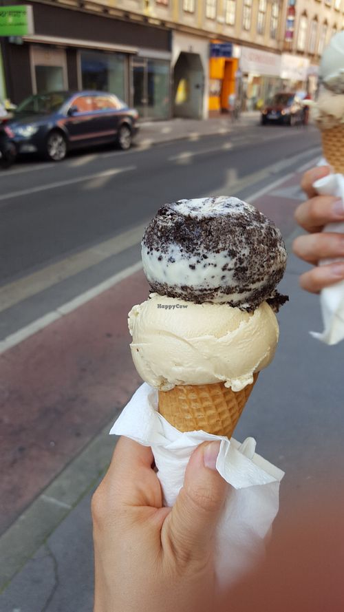 cookie and peanut  butter  at Veganista Ice Cream II in Vienna