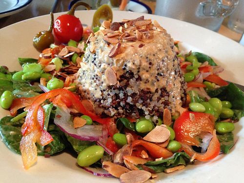 Quinoa salad at Fireweed in Haines