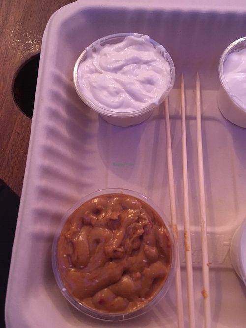 Vegan Mayo and Vegan Satay at Reykjavik Chips in Reykjavik