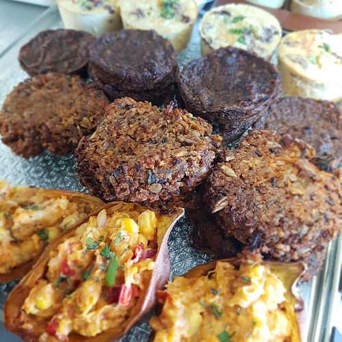 moroccan style rice burgers at MOA Bakery Cakery in Oamaru